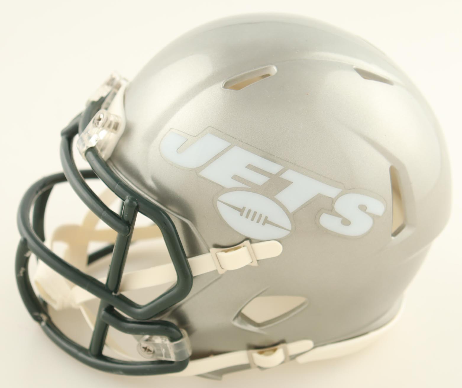 LaDainian Tomlinson Signed Jets Flash Alternate Speed Mini Helmet Inscribed "HOF 17" (Beckett) at PristineAuction.com LaDainian Tomlinson Signed Jets Flash Alternate Speed Mini Helmet Inscribed "HOF 17" (Beckett) at PristineAuction.com