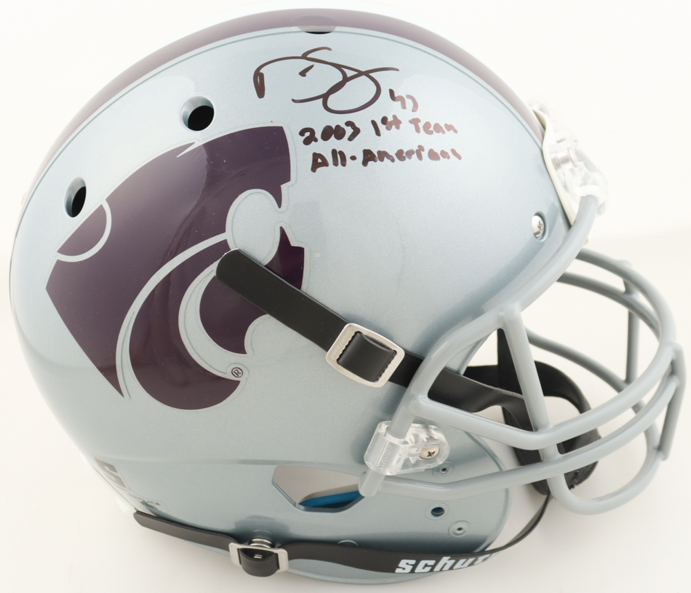 Darren Sproles Signed Kansas State Wildcats Full-Size Helmet Inscribed "2003 1st Team All-American" (Beckett) at PristineAuction.com Darren Sproles Signed Kansas State Wildcats Full-Size Helmet Inscribed "2003 1st Team All-American" (Beckett) at PristineAuction.com