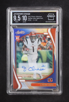 Ja'Marr Chase 2021 Absolute Signature Rookies Spectrum Blue #105 #17/50 EXCH RC (Arena 9.5 | Auto 10) at PristineAuction.com