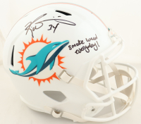 Ricky Williams Signed Dolphins Full-Size Speed Helmet Inscribed "Smoke Weed Everyday!" (JSA) at PristineAuction.com