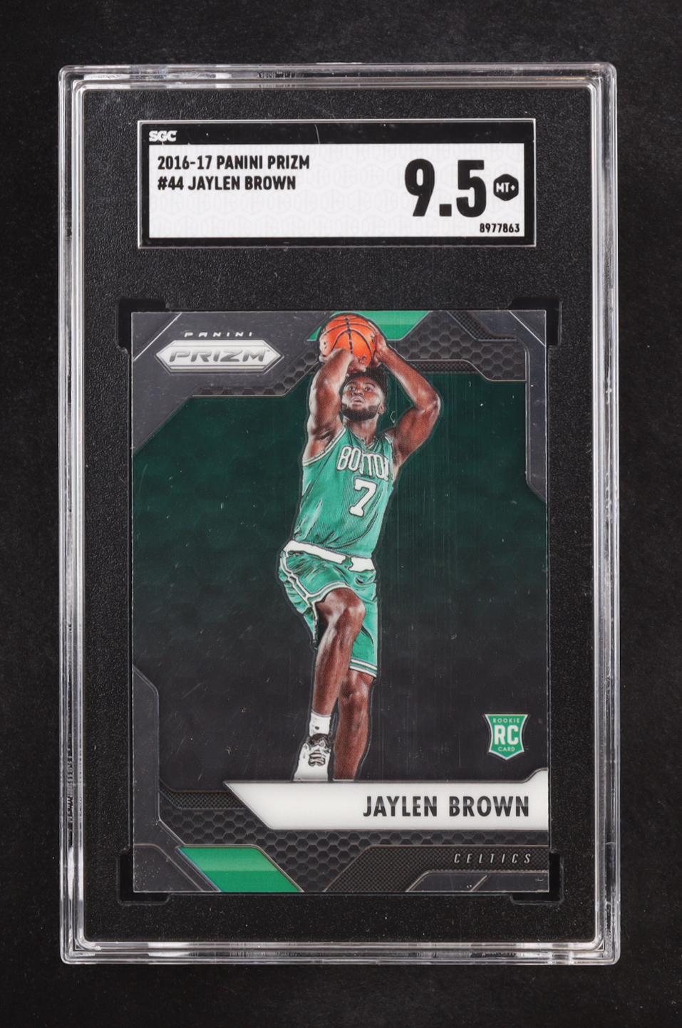 Jaylen Brown 2016-17 Panini Prizm #44 RC (SGC 9.5) at PristineAuction.com Jaylen Brown 2016-17 Panini Prizm #44 RC (SGC 9.5) at PristineAuction.com