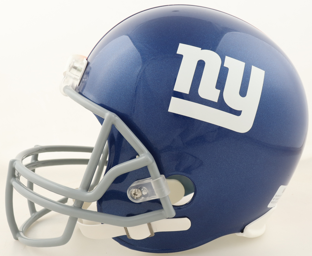 Michael Strahan Signed Giants Full-Size Helmet Inscribed "HOF 14" (JSA) at PristineAuction.com Michael Strahan Signed Giants Full-Size Helmet Inscribed "HOF 14" (JSA) at PristineAuction.com