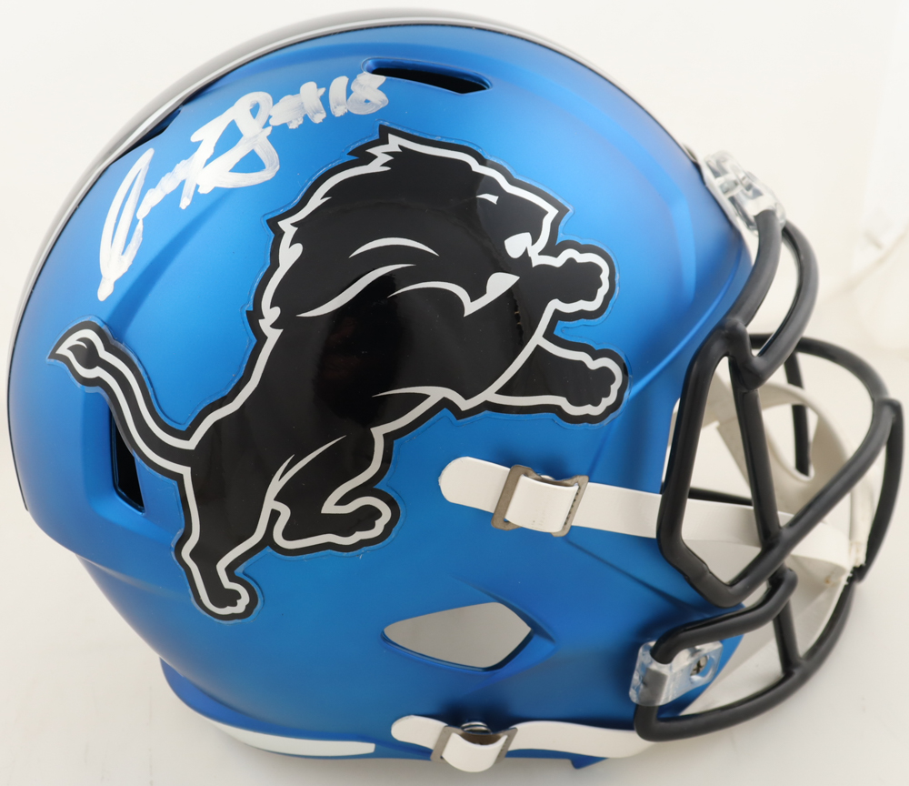 Isaac TeSlaa Signed Lions Full-Size 2024 Alternate Speed Helmet (Beckett) at PristineAuction.com Isaac TeSlaa Signed Lions Full-Size 2024 Alternate Speed Helmet (Beckett) at PristineAuction.com