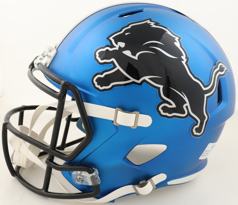 Isaac TeSlaa Signed Lions Full-Size 2024 Alternate Speed Helmet (Beckett) at PristineAuction.com Isaac TeSlaa Signed Lions Full-Size 2024 Alternate Speed Helmet (Beckett) at PristineAuction.com