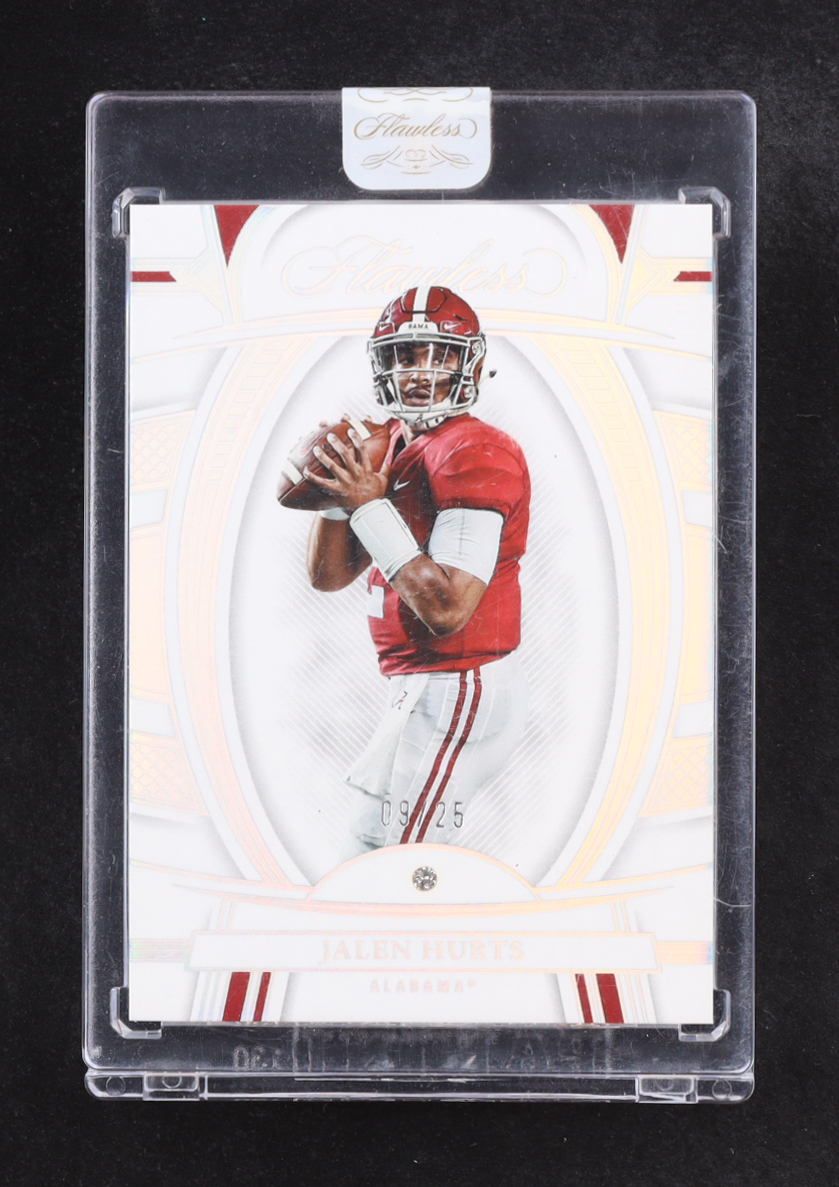 Jalen Hurts 2023 Panini Flawless Collegiate #24 #09/25 at PristineAuction.com Jalen Hurts 2023 Panini Flawless Collegiate #24 #09/25 at PristineAuction.com