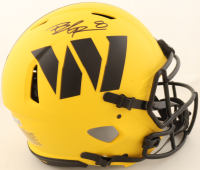 Brian Robinson Jr. Signed Commanders Full-Size Rave Authentic On-Field Rave Alternate Speed Helmet (Beckett) at PristineAuction.com