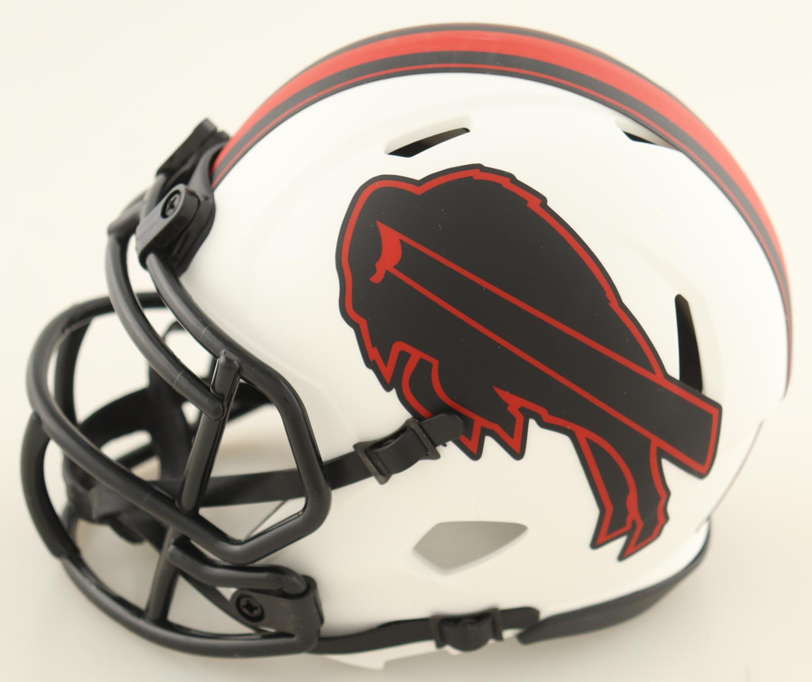 James Cook Signed Bills Lunar Eclipse Alternate Speed Mini Helmet (Beckett) at PristineAuction.com James Cook Signed Bills Lunar Eclipse Alternate Speed Mini Helmet (Beckett) at PristineAuction.com