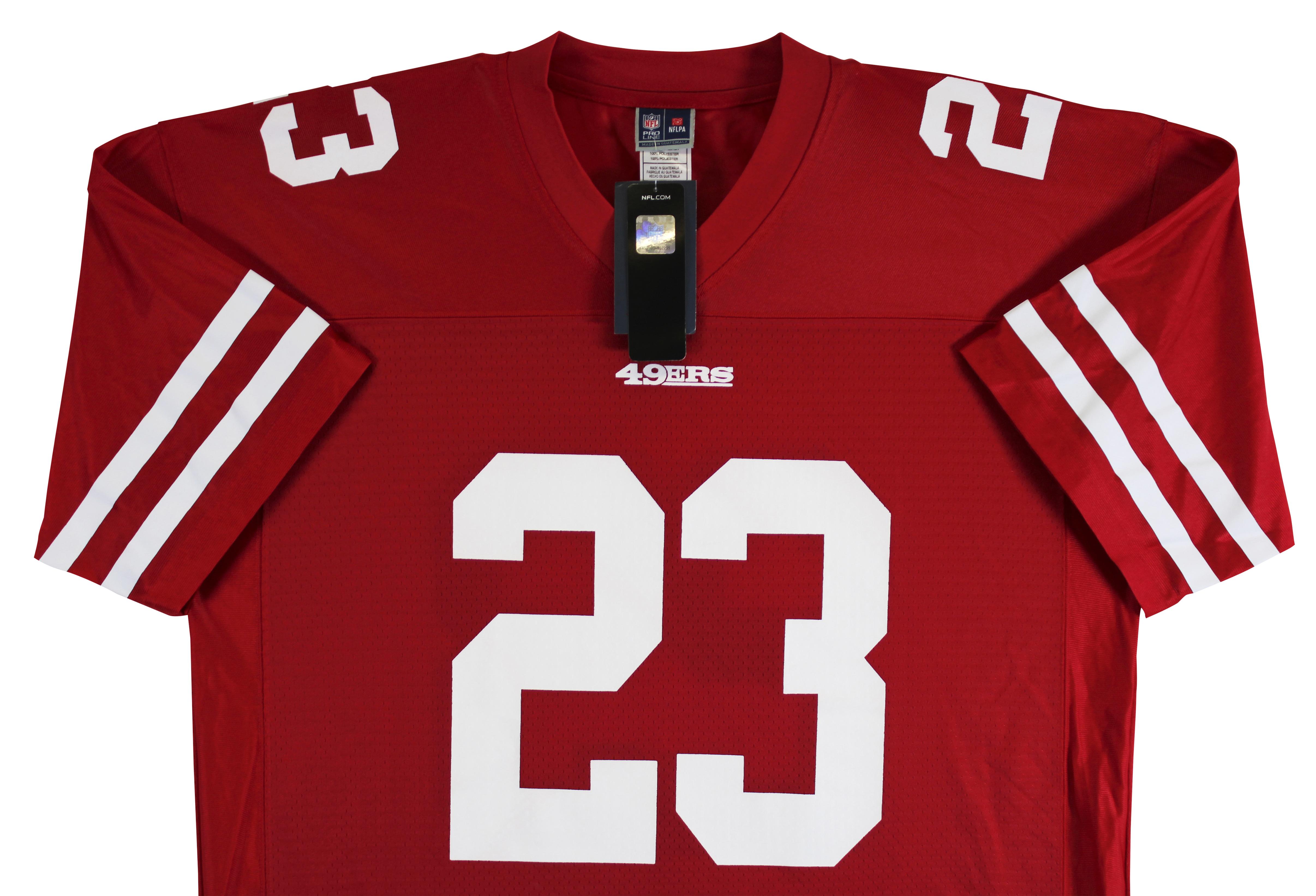 Christian McCaffrey Signed 49ers NFL Proline Authentic Jersey (Fanatics) at PristineAuction.com Christian McCaffrey Signed 49ers NFL Proline Authentic Jersey (Fanatics) at PristineAuction.com