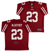 Christian McCaffrey Signed 49ers NFL Proline Authentic Jersey (Fanatics) at PristineAuction.com