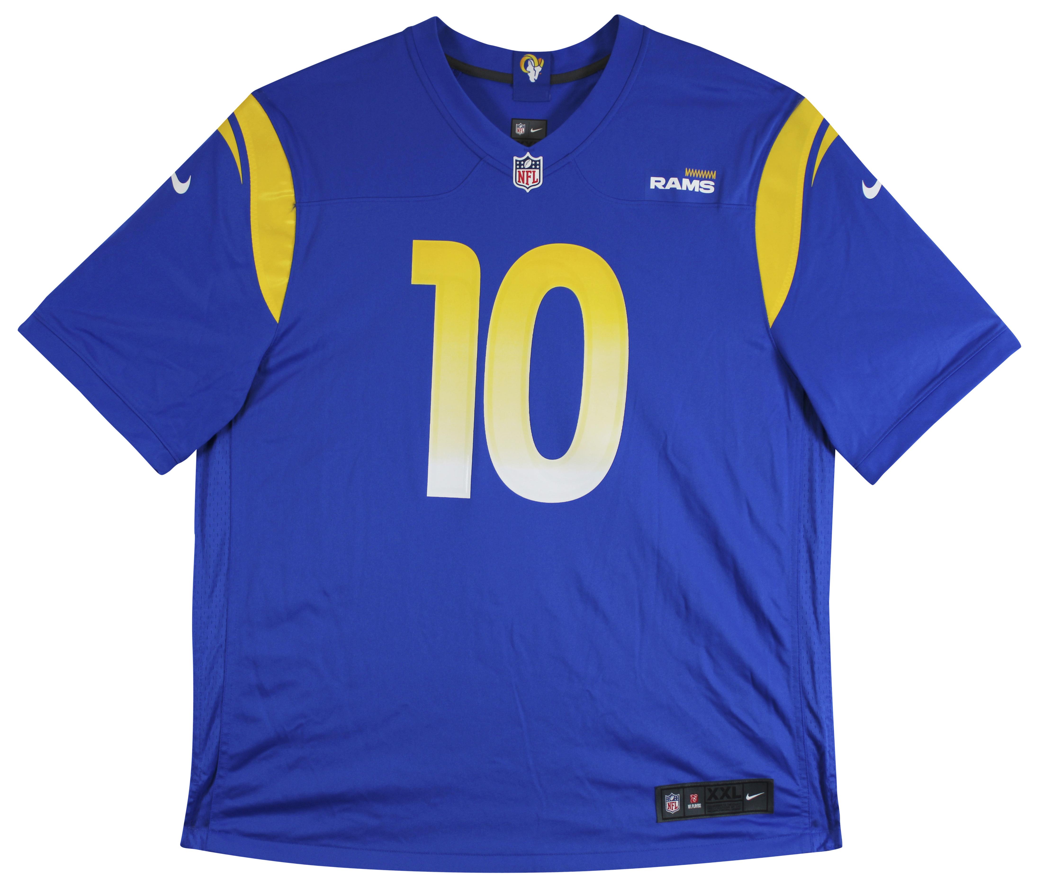 Cooper Kupp Signed Rams Nike Authentic Jersey Inscribed "SB MVP" (Fanatics) at PristineAuction.com Cooper Kupp Signed Rams Nike Authentic Jersey Inscribed "SB MVP" (Fanatics) at PristineAuction.com