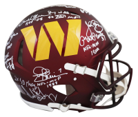 Commanders Full-Size Authentic On-Field Speed Helmet Signed & Inscribed By (11) with Darrell Green, Doug Williams, John Riggins (Beckett) at PristineAuction.com