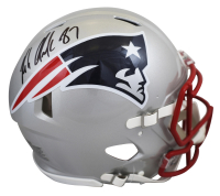 Rob Gronkowski Signed Patriots Full-Size Authentic On-Field Speed Helmet (Beckett) at PristineAuction.com