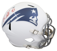 Rob Gronkowski Signed Patriots Full-Size Rivalries Alternate Speed Helmet (Beckett) at PristineAuction.com