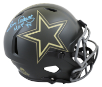 Tony Dorsett Signed Cowboys Full-Size Authentic On-Field Salute To Service Alternate Speed Helmet Inscribed "HOF 94" (Beckett) at PristineAuction.com