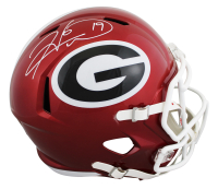 Hines Ward Signed Georgia Bulldogs Full-Size Flash Alternate Speed Helmet (Beckett) at PristineAuction.com