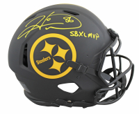 Hines Ward Signed Steelers Full-Size Authentic On-Field Eclipse Alternate Speed Helmet Inscribed "SB XL MVP" with Display Case (Beckett) at PristineAuction.com