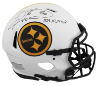 Hines Ward Signed Steelers Full-Size Authentic On-Field Lunar Eclipse Alternate Speed Helmet Inscribed "SB XL MVP" (Beckett) at PristineAuction.com