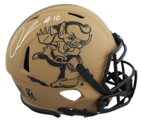 Quinshon Judkins Signed Browns Full-Size Authentic On-Field Salute to Service Alternate Speed Helmet (Beckett) at PristineAuction.com