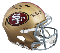 Tom Rathman & Roger Craig Signed 49ers Full-Size Speed Helmet (Beckett) at PristineAuction.com