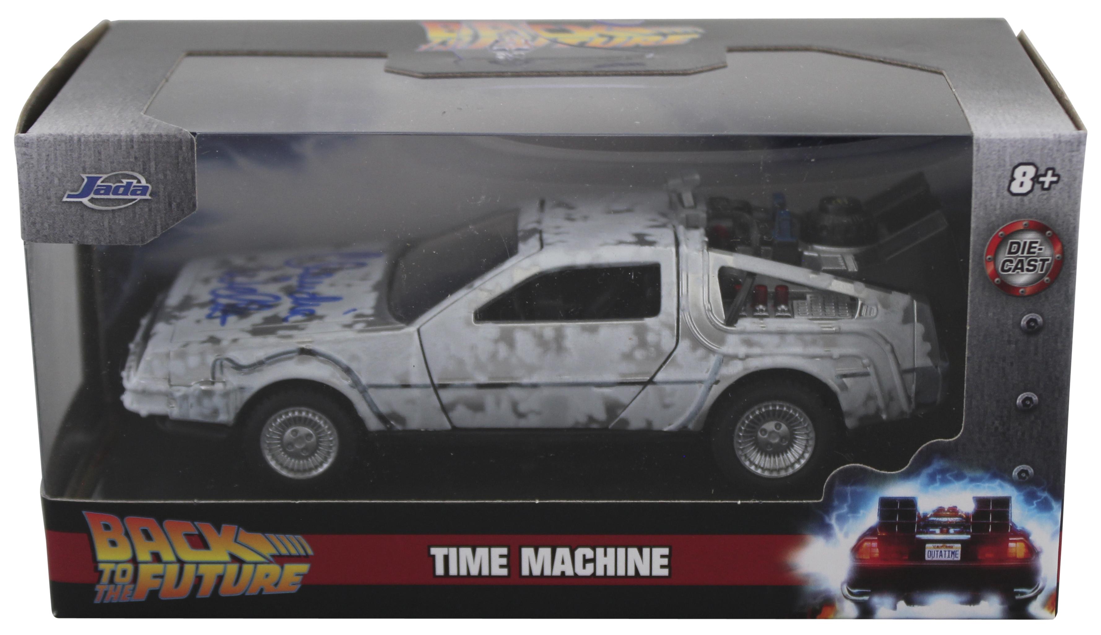 Claudia Wells Signed "Back to the Future" DeLorean Time Machine 1:32 Scale Die-Cast Car (Beckett) at PristineAuction.com Claudia Wells Signed "Back to the Future" DeLorean Time Machine 1:32 Scale Die-Cast Car (Beckett) at PristineAuction.com