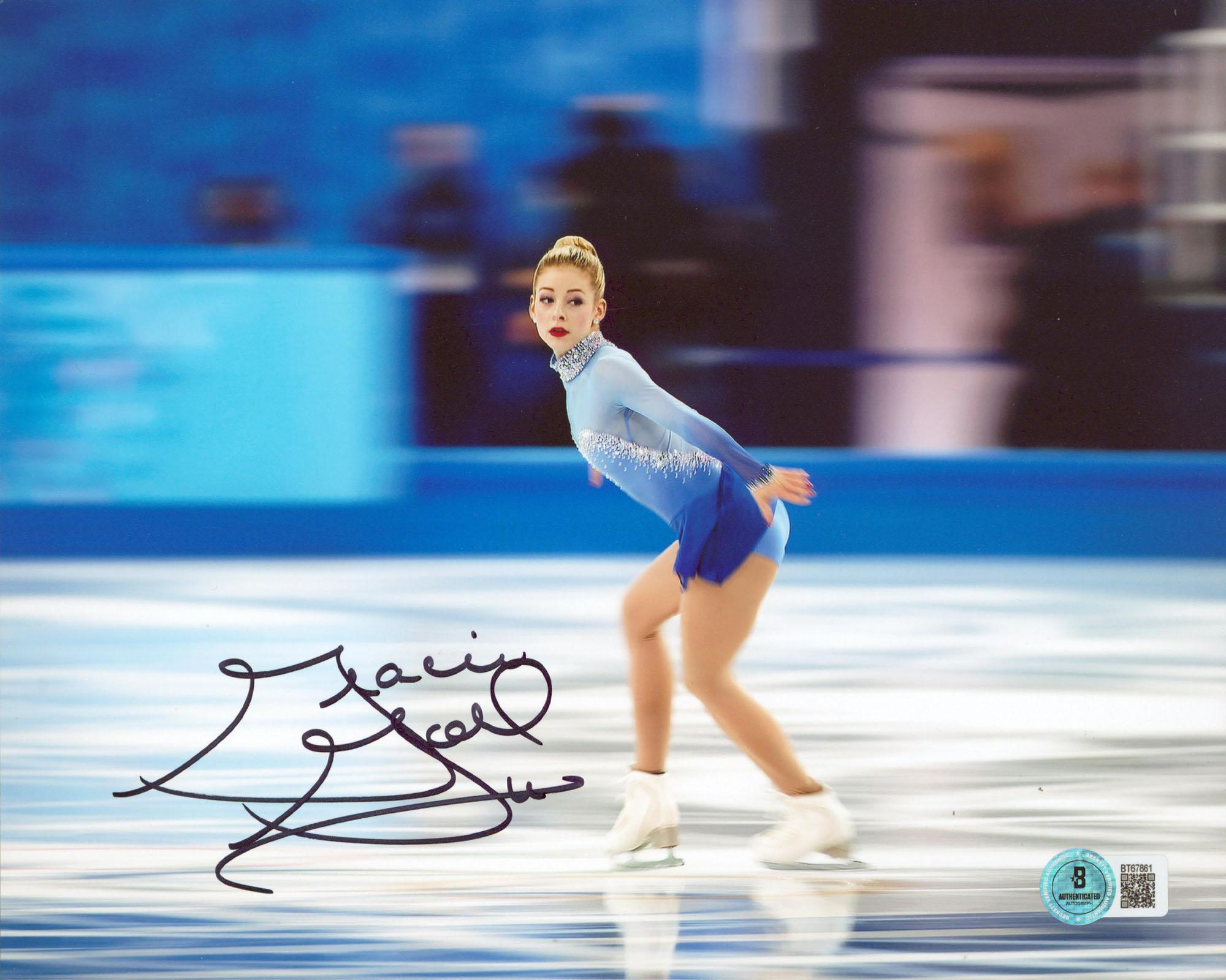 Gracie Gold Signed 8x10 Photo (Beckett) at PristineAuction.com Gracie Gold Signed 8x10 Photo (Beckett) at PristineAuction.com