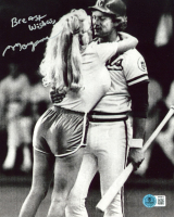 Morganna Roberts Signed 8x10 Photo Inscribed "Breast Wishes" (Beckett) at PristineAuction.com