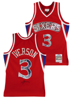 Allen Iverson Signed 76ers Mitchell & Ness Authentic Jersey (Beckett) at PristineAuction.com