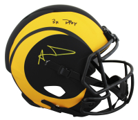 Aaron Donald Signed Rams Full-Size Eclipse Alternate Speed Helmet Inscribed "3x DPOY" (JSA) at PristineAuction.com