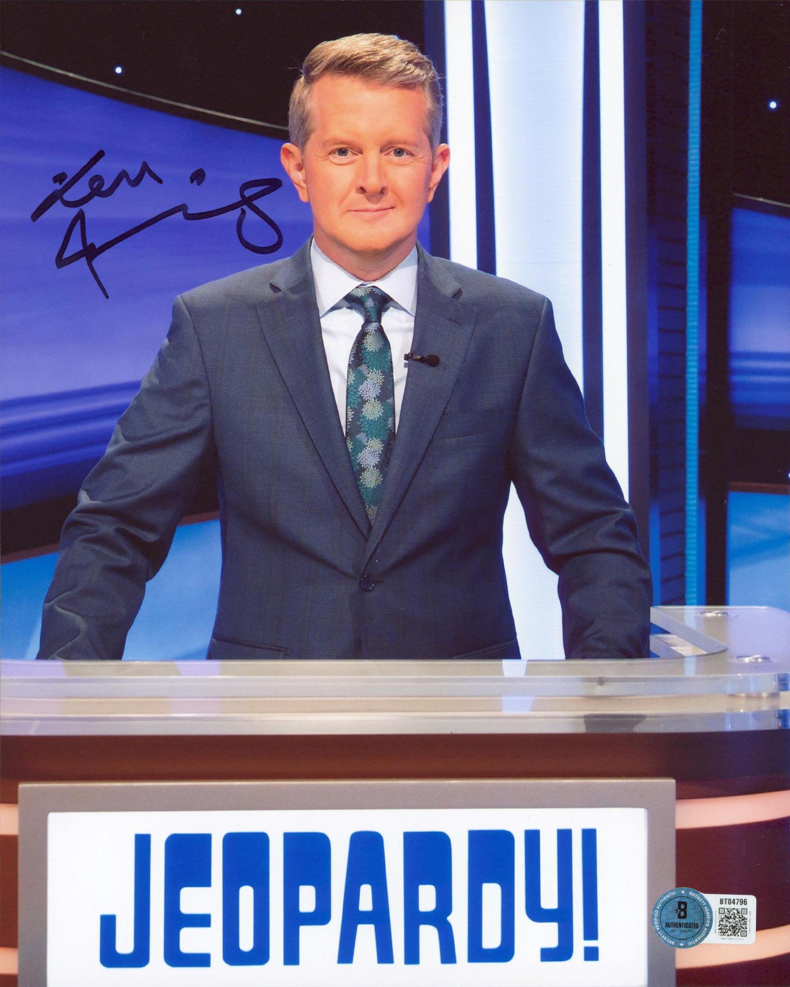 Ken Jennings Signed "Jeopardy!" 8x10 Photo (Beckett) at PristineAuction.com Ken Jennings Signed "Jeopardy!" 8x10 Photo (Beckett) at PristineAuction.com