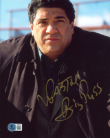 Vincent Pastore Signed "The Sopranos" 8x10 Photo Inscribed "Big P***" (Beckett) at PristineAuction.com