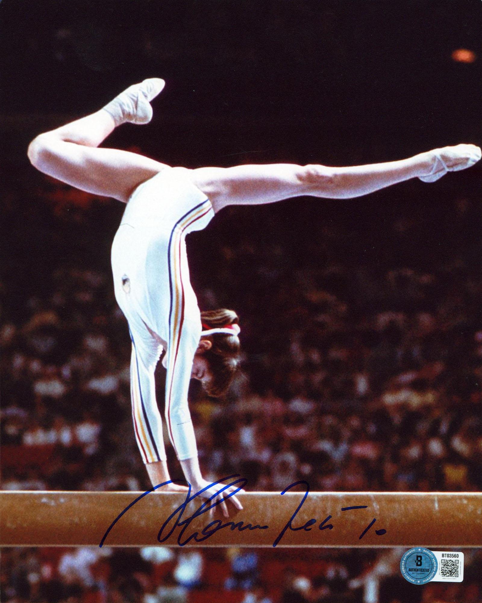 Nadia Comaneci Signed 8x10 Photo (Beckett) at PristineAuction.com Nadia Comaneci Signed 8x10 Photo (Beckett) at PristineAuction.com