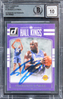 Shaquille O'Neal Signed 2016 Donruss Hall Kings #1 (BGS | Auto 10) at PristineAuction.com