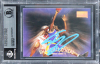 Shaquille O'Neal Signed 1997 Skybox Premium #116 (BGS) at PristineAuction.com