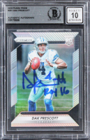 Dak Prescott Signed 2016 Panini Prizm #231 RC Inscribed "ROY 16" (BGS | Auto 10) at PristineAuction.com