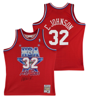 Magic Johnson Signed 1991 All-Star Game Mitchell & Ness Authentic Jersey (Beckett) at PristineAuction.com