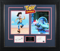 Tim Allen & Tom Hanks Signed "Toy Story" Custom Framed Cut Display (Beckett) at PristineAuction.com