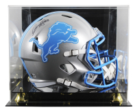 Isaac TeSlaa Signed Lions Full-Size Speed Helmet with Display Case (Beckett) at PristineAuction.com