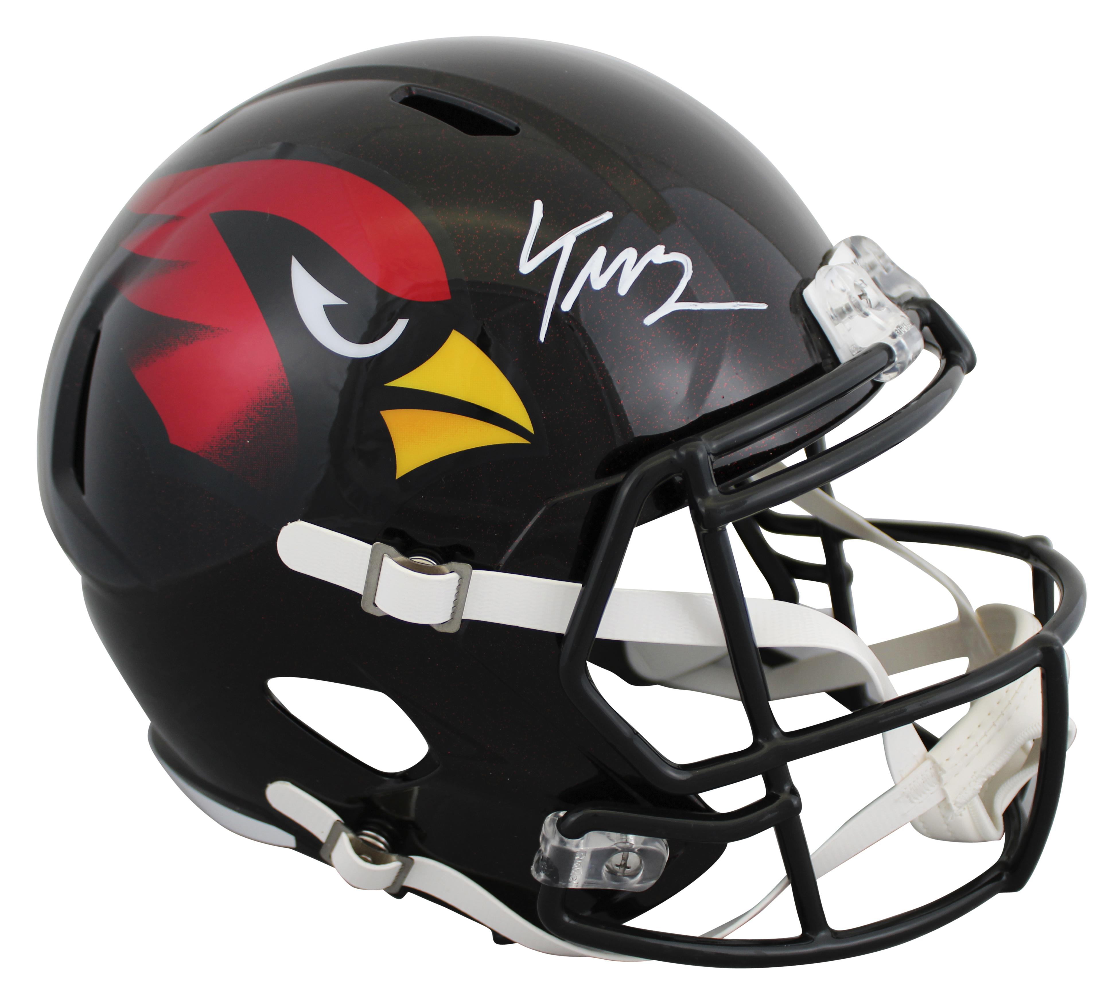 Trey McBride Signed Cardinals Full-Size Alternate Speed Helmet with Display Case (Beckett) at PristineAuction.com Trey McBride Signed Cardinals Full-Size Alternate Speed Helmet with Display Case (Beckett) at PristineAuction.com