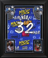 Shaquille O'Neal Signed Magic Custom Framed Mitchell & Ness Authentic Jersey (Beckett) at PristineAuction.com