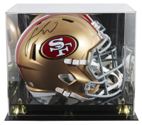 Fred Warner Signed 49ers Full-Size Speed Helmet with Display Case (Beckett) at PristineAuction.com