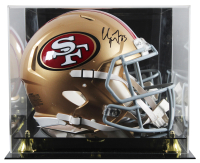 Christian McCaffrey Signed 49ers Full-Size Authentic On-Field Speed Helmet with Display Case (Fanatics) at PristineAuction.com