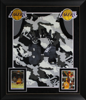Shaquille O'Neal Signed Lakers Custom Framed Mitchell & Ness Authentic Jersey (Beckett) at PristineAuction.com