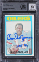 Charlie Joiner Signed 1972 Topps #244 Inscribed "HOF 96" (BGS | Auto 10) at PristineAuction.com