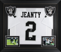 Ashton Jeanty Signed Custom Framed Jersey (Beckett) at PristineAuction.com