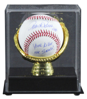 Patrick Renna Signed "The Sandlot" OML Baseball Inscribed "Ham" & "You're Killin' Me Smalls!" with Gold Glove Display Case (Beckett) at PristineAuction.com