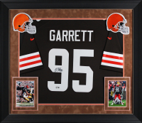 Myles Garrett Signed Browns Custom Framed Nike Authentic Jersey (Beckett) at PristineAuction.com