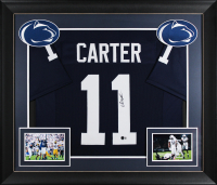 Abdul Carter Signed Custom Framed Jersey (Beckett) at PristineAuction.com