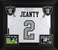 Ashton Jeanty Signed Custom Framed Jersey (Beckett) at PristineAuction.com