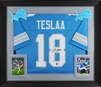 Isaac TeSlaa Signed Custom Framed Jersey (Beckett) at PristineAuction.com