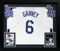 Steve Garvey Signed Custom Framed Jersey Inscribed "81 WS Champs" (Beckett) at PristineAuction.com